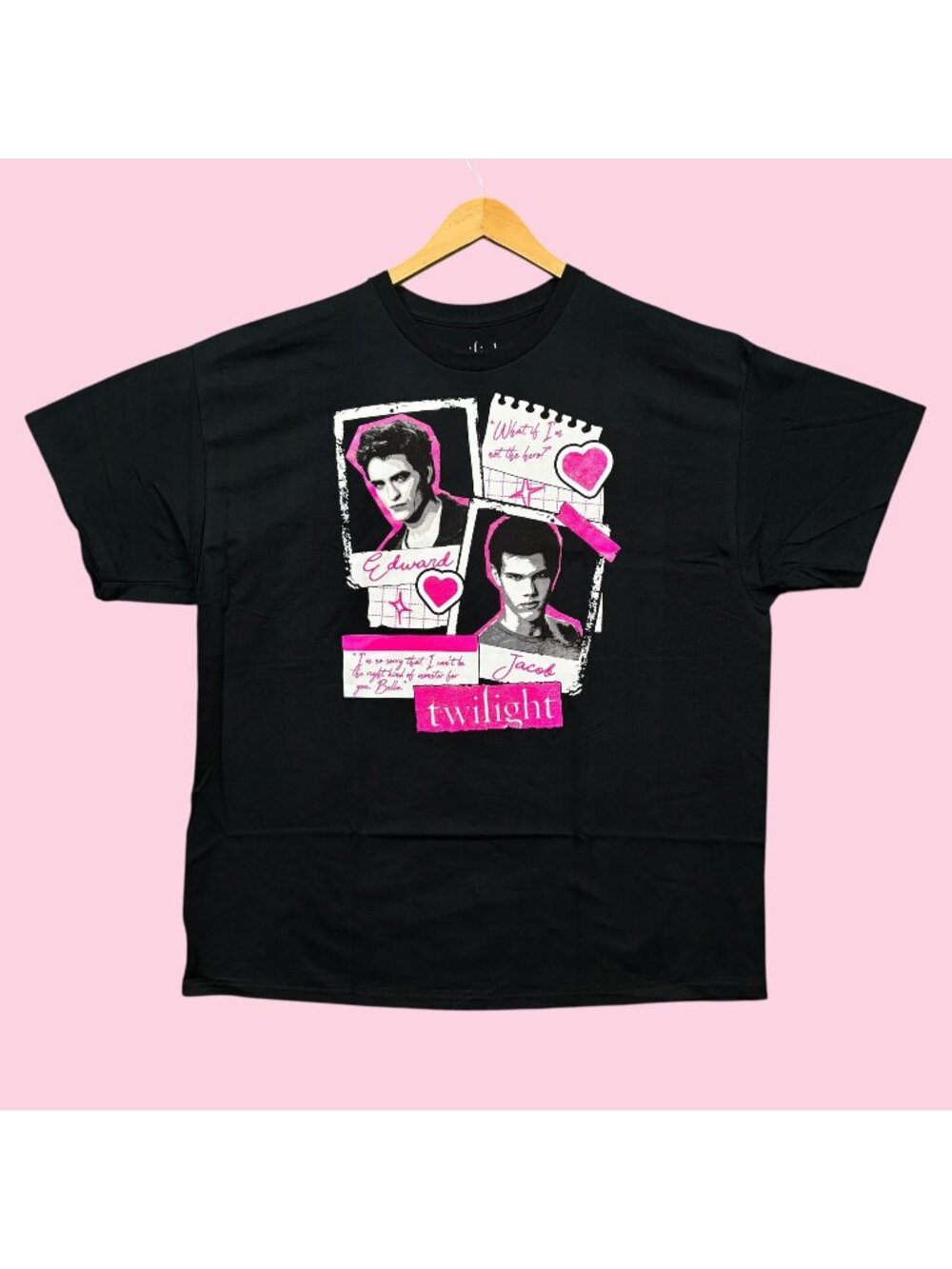 The Twilight Saga New Moon Edward Cullen Vs Jacob Black Tee 2X